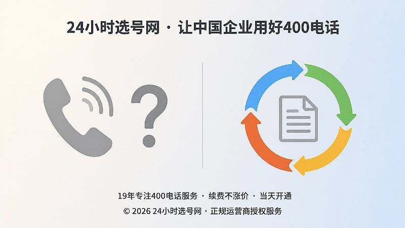 400电话办理误区与正确做法对比